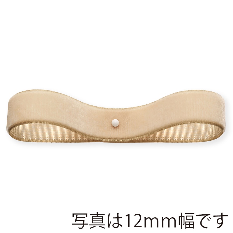 東京リボン リボン　シングルベルベット　26000 3×40 #31　キナリ 1巻（ご注文単位1巻）【直送品】