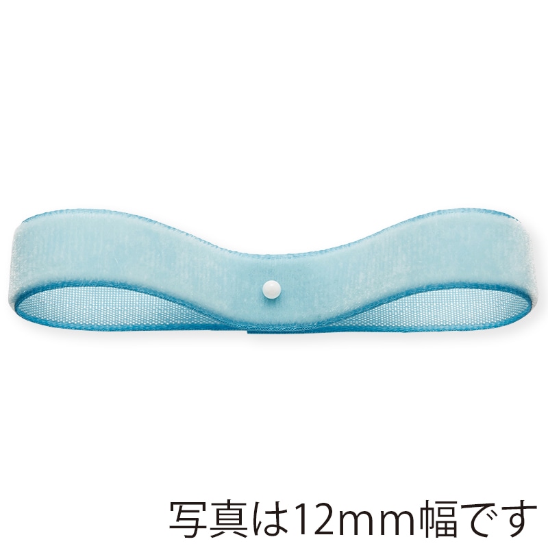 東京リボン リボン　シングルベルベット　26000 3×40 #41　ブルー 1巻（ご注文単位1巻）【直送品】