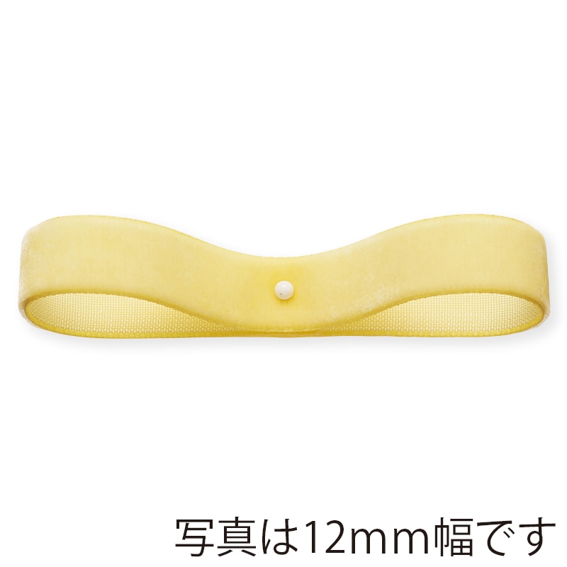 東京リボン リボン　シングルベルベット　26000 3×40 #95　クリーム 1巻（ご注文単位1巻）【直送品】