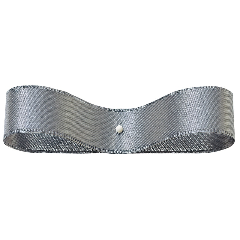 東京リボン リボン DSサテン 29200 18×30 #43 グレー 1巻(ご注文単位1巻)【直送品】