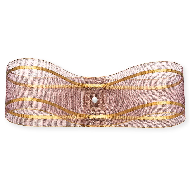 東京リボン リボン　Wライナーオーガンジー　33211 24×30 #5 1巻（ご注文単位1巻）【直送品】