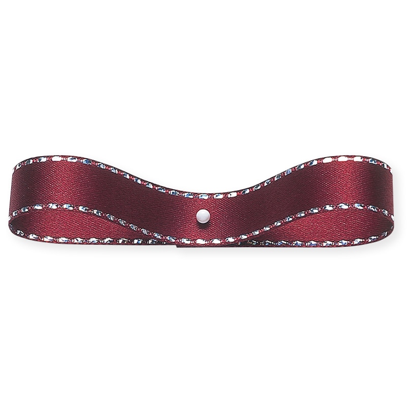 東京リボン リボン グリッターWサテン 33112 12×20 #67 ワイン 1巻(ご注文単位1巻)【直送品】