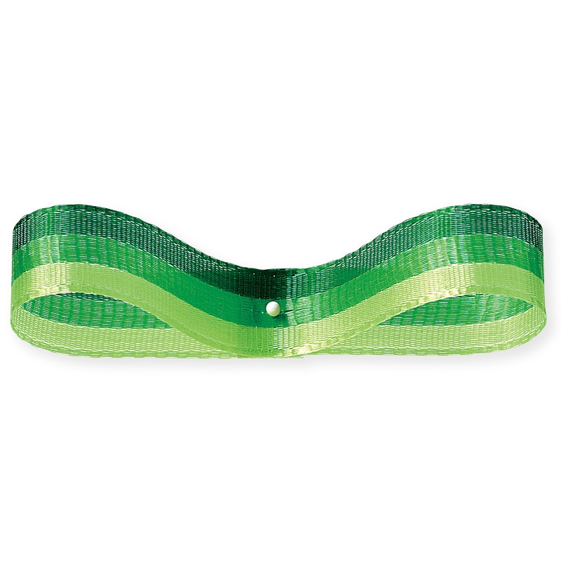 東京リボン リボン　トリコロール　35000 15×30 #2　グリーン 1巻（ご注文単位1巻）【直送品】