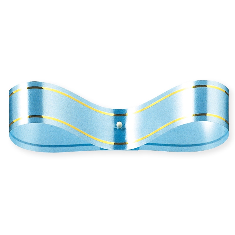 東京リボン リボン　PPリボン金線入リ　37610 18×120 #5　ブルー 1巻（ご注文単位1巻）【直送品】