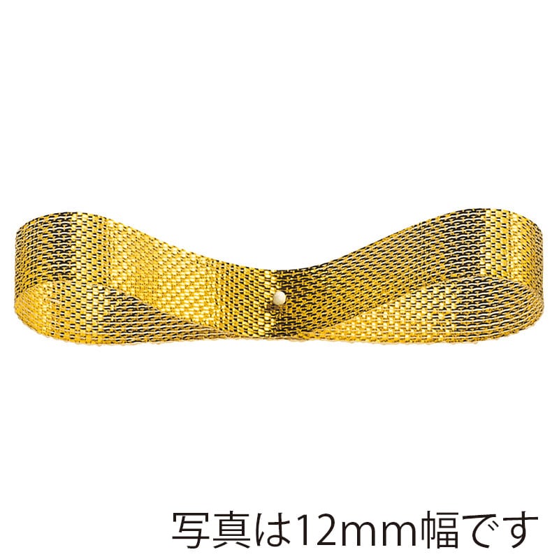 東京リボン リボン　テトロンメタル　40000 6×30 #1　ゴールド 1巻（ご注文単位1巻）【直送品】