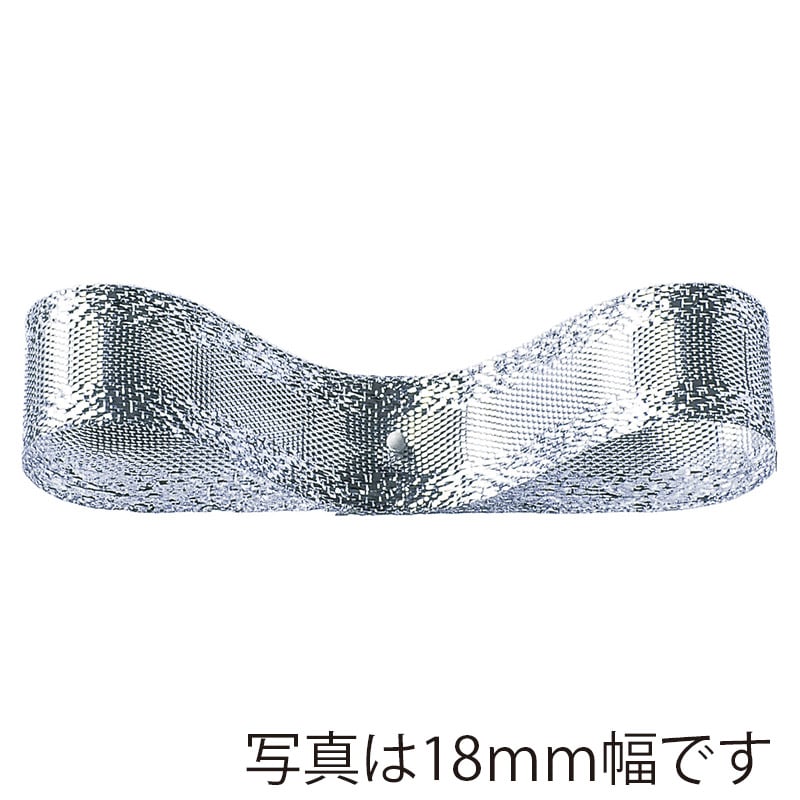 東京リボン リボン　ビーワンメタル　40260 12×30 #2　シルバー 1巻（ご注文単位1巻）【直送品】