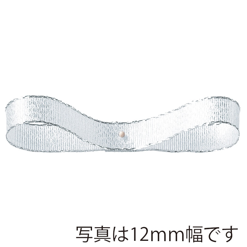 東京リボン リボン　クィーンメタル　40340 36×30 #2　シルバー 1巻（ご注文単位1巻）【直送品】