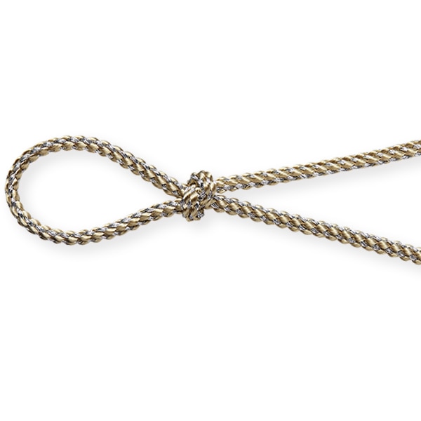 東京リボン コード　銀京紐　45723 3×20 #24　エクリュ 1巻（ご注文単位1巻）【直送品】