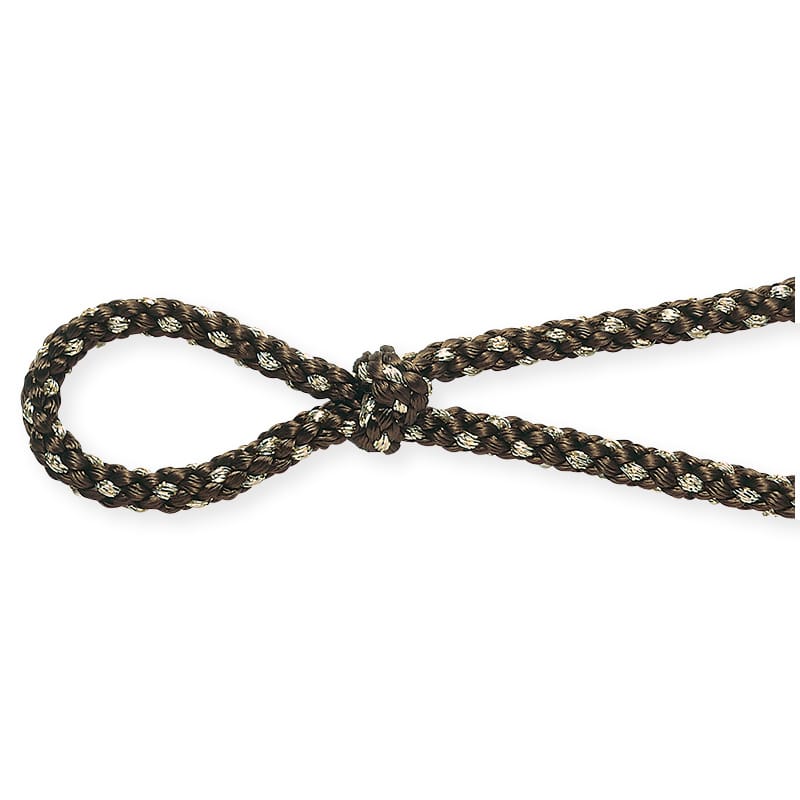 東京リボン コード　金打源氏紐　45715 4×15 #34　こげちゃ 1巻（ご注文単位1巻）【直送品】