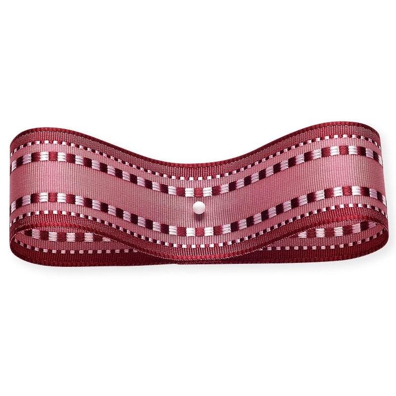 東京リボン ワイヤー入リボン SUモザイク 48837 25×25 #43 1巻(ご注文単位1巻)【直送品】