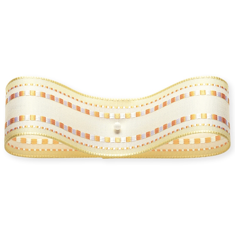 東京リボン ワイヤー入リボン SUモザイク 48837 25×25 #106 1巻(ご注文単位1巻)【直送品】