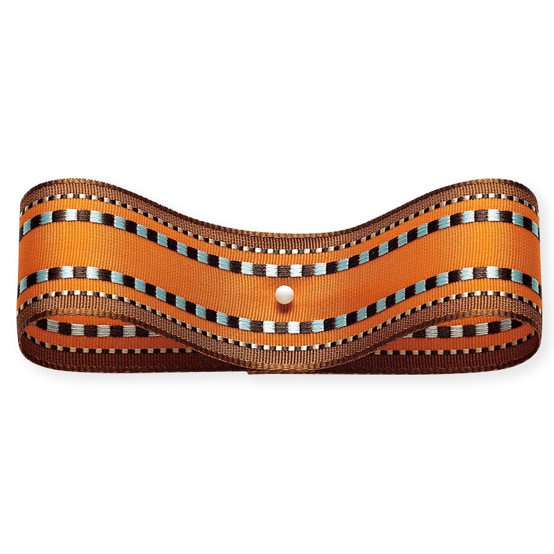 東京リボン ワイヤー入リボン SUモザイク 48837 25×25 #163 1巻(ご注文単位1巻)【直送品】