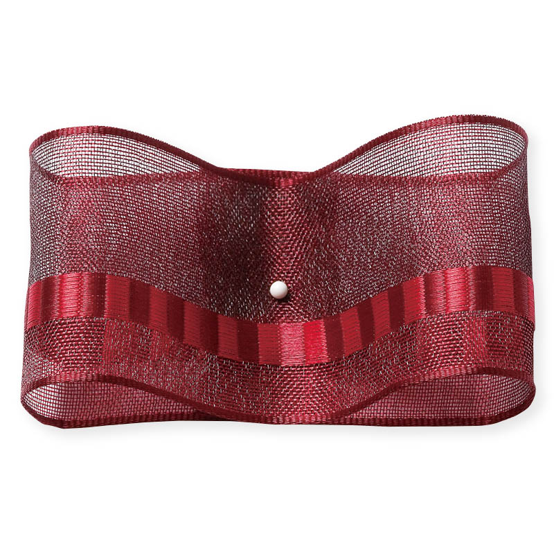 東京リボン ワイヤー入リボン SUツートンツートン 48838 38×25 #42 1巻(ご注文単位1巻)【直送品】