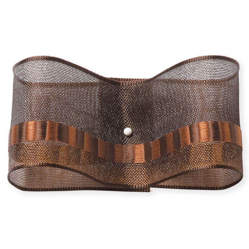 東京リボン ワイヤー入リボン SUツートンツートン 48838 38×25 #163 1巻(ご注文単位1巻)【直送品】