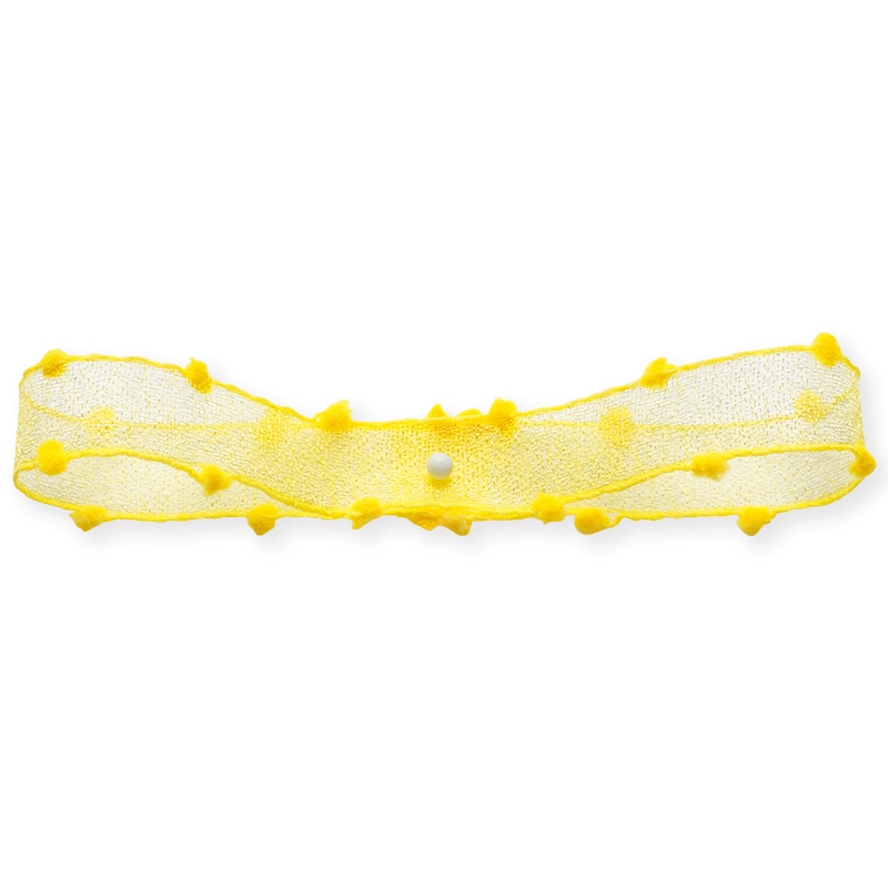 東京リボン リボン　タイニーパフ　41502 15×15 #2　レモン 1巻（ご注文単位1巻）【直送品】