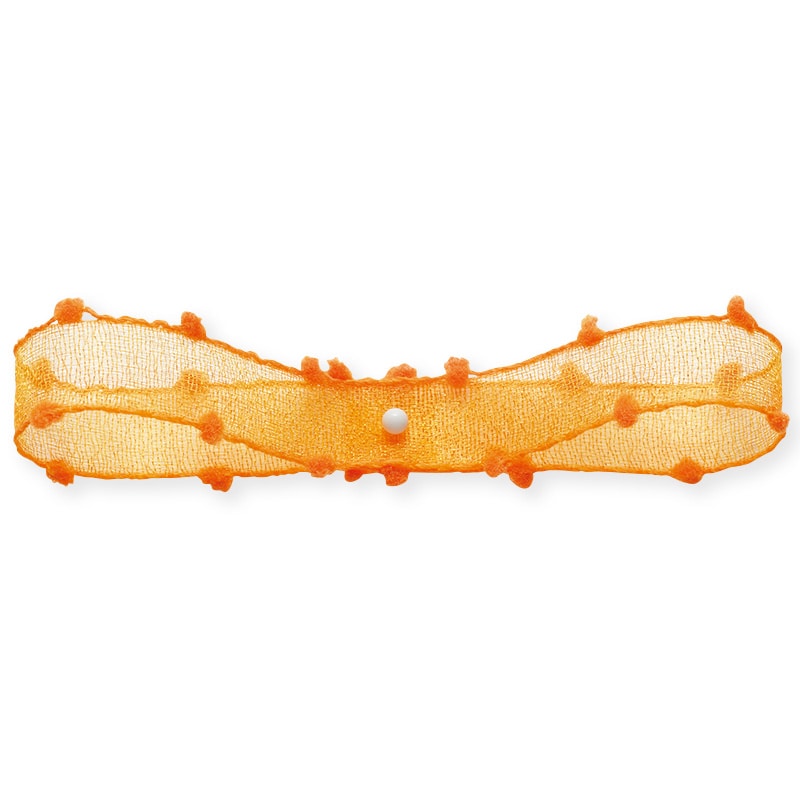 東京リボン リボン　タイニーパフ　41502 15×15 #3　オレンジ 1巻（ご注文単位1巻）【直送品】