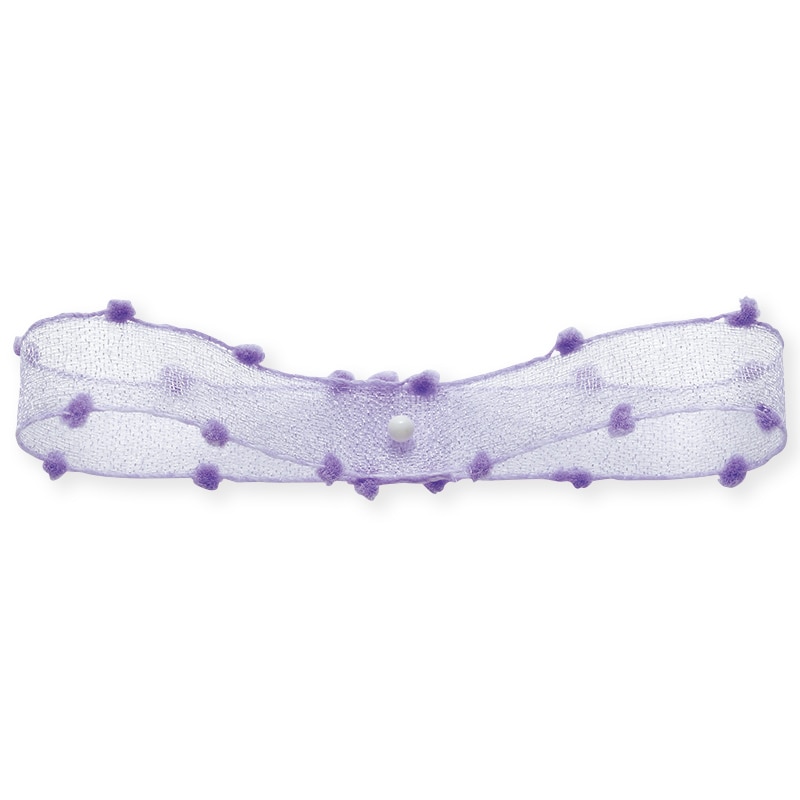 東京リボン リボン　タイニーパフ　41502 15×15 #19　ライラック 1巻（ご注文単位1巻）【直送品】