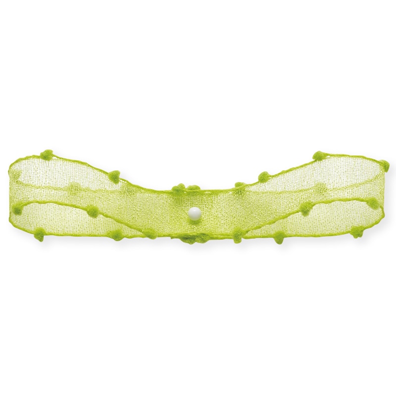 東京リボン リボン　タイニーパフ　41502 15×15 #65　ライム 1巻（ご注文単位1巻）【直送品】