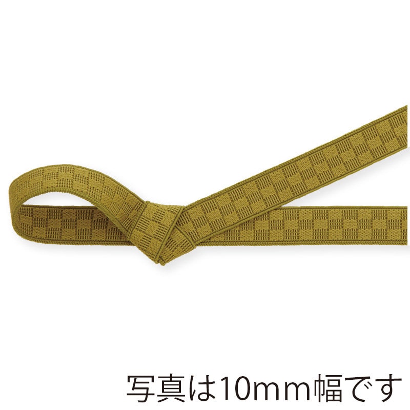 東京リボン ゴムリボン　いちまつゴム　40973 15×19 #50　オリーブグリーン 1巻（ご注文単位1巻）【直送品】