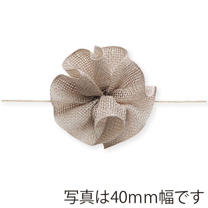東京リボン リボン　リネン・ワンタッチフラワー　47427 20×5 #0 1巻（ご注文単位1巻）【直送品】