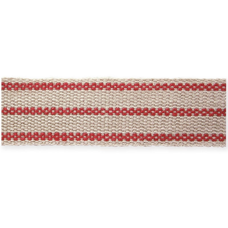 東京リボン リボン　リネン・ベーシックストライプ　47437 18×5 #2 1巻（ご注文単位1巻）【直送品】