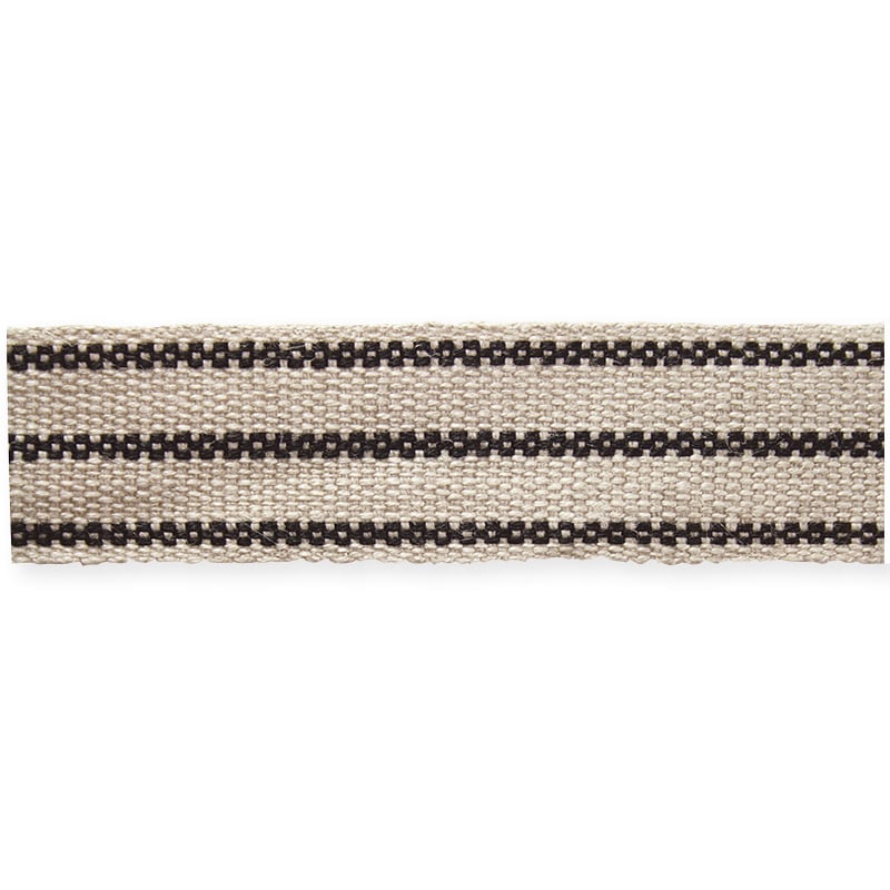 東京リボン リボン　リネン・ベーシックストライプ　47437 18×5 #10 1巻（ご注文単位1巻）【直送品】