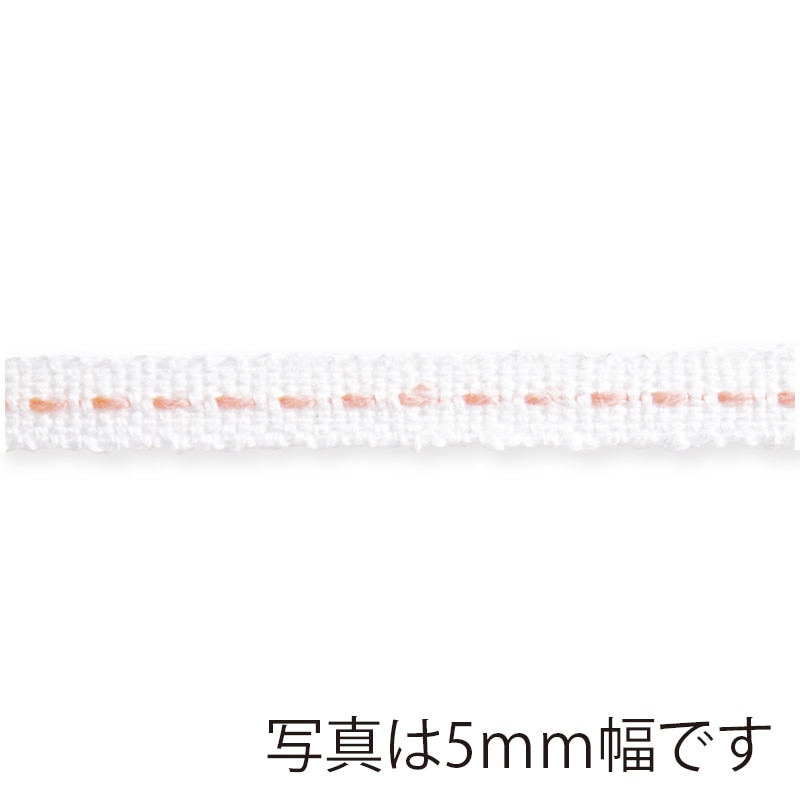 東京リボン リボン　リネンステッチ　47442 8×5 #7 1巻（ご注文単位1巻）【直送品】