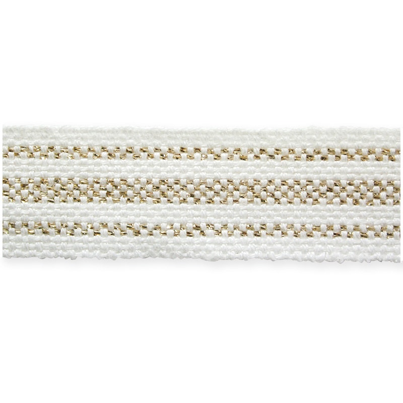 東京リボン リボン　リネン・メタリックライン　47444 17×5 #1　ゴールド 1巻（ご注文単位1巻）【直送品】