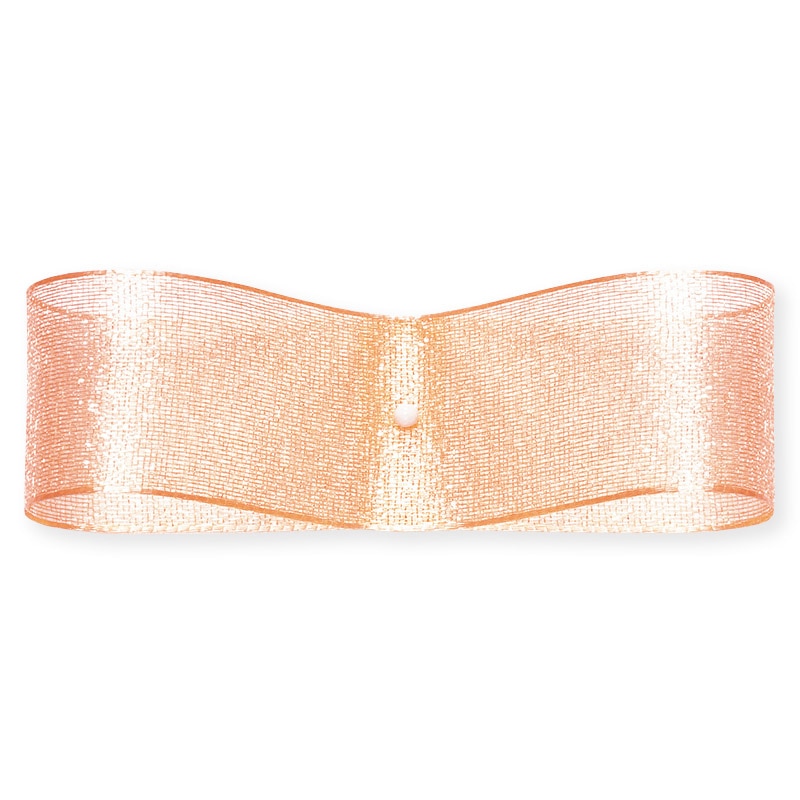 東京リボン リボン　ファインクリスタル　41500 25×30 #8　サーモンピンク 1巻（ご注文単位1巻）【直送品】