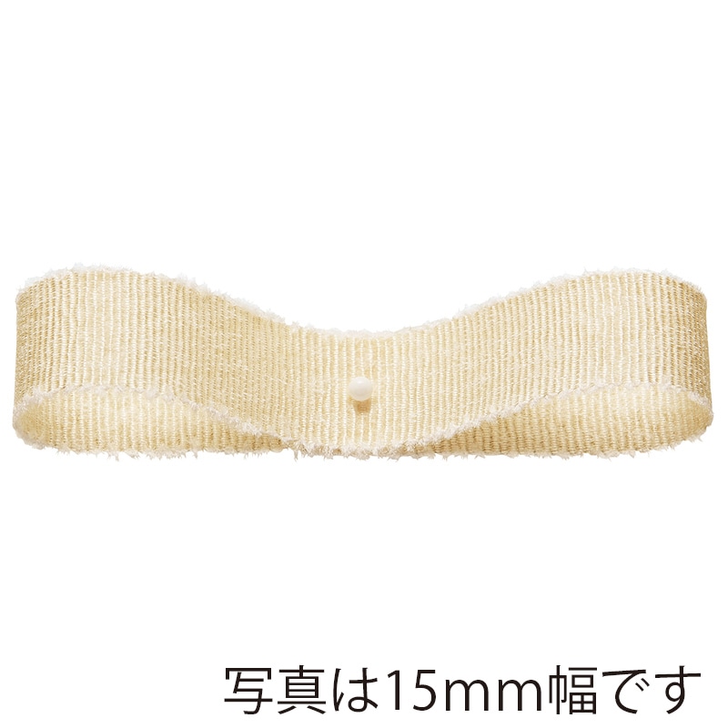 東京リボン リボン シャギーグログラン 48502 25×10 #158 ピクルス/ホワイト 1巻(ご注文単位1巻)【直送品】