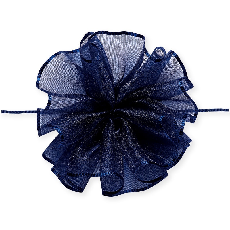 東京リボン リボン ワンタッチソフトオーガンジー 44201 48×10 #49 ナイトブルー 1巻(ご注文単位1巻)【直送品】