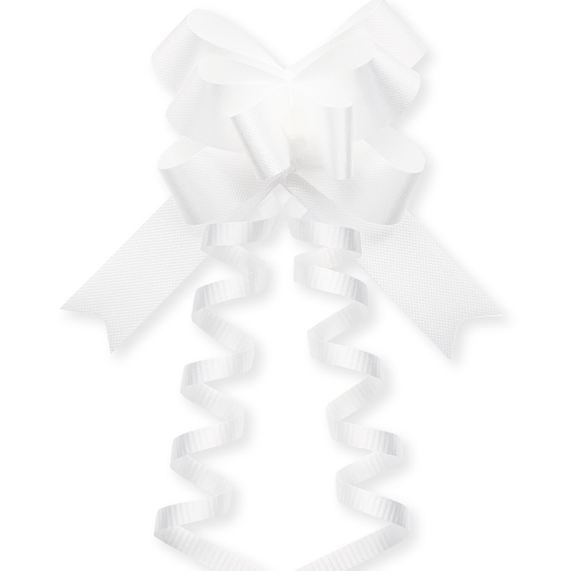 東京リボン ワンタッチリボン　リボンボウ　42700 15×34／50 #1　ホワイト 1箱（ご注文単位1箱）【直送品】