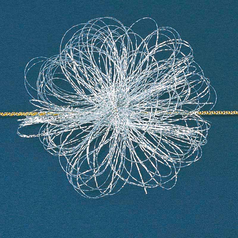 東京リボン ワンタッチリボン ワンタッチライン 44080 ヤク10×20 #2 シルバー 1巻(ご注文単位1巻)【直送品】