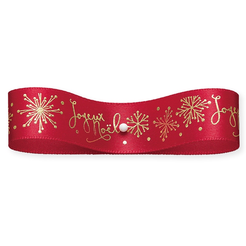 東京リボン クリスマスリボン ノエルスノーフレーク 53705 18×14 #53 1巻(ご注文単位1巻)【直送品】