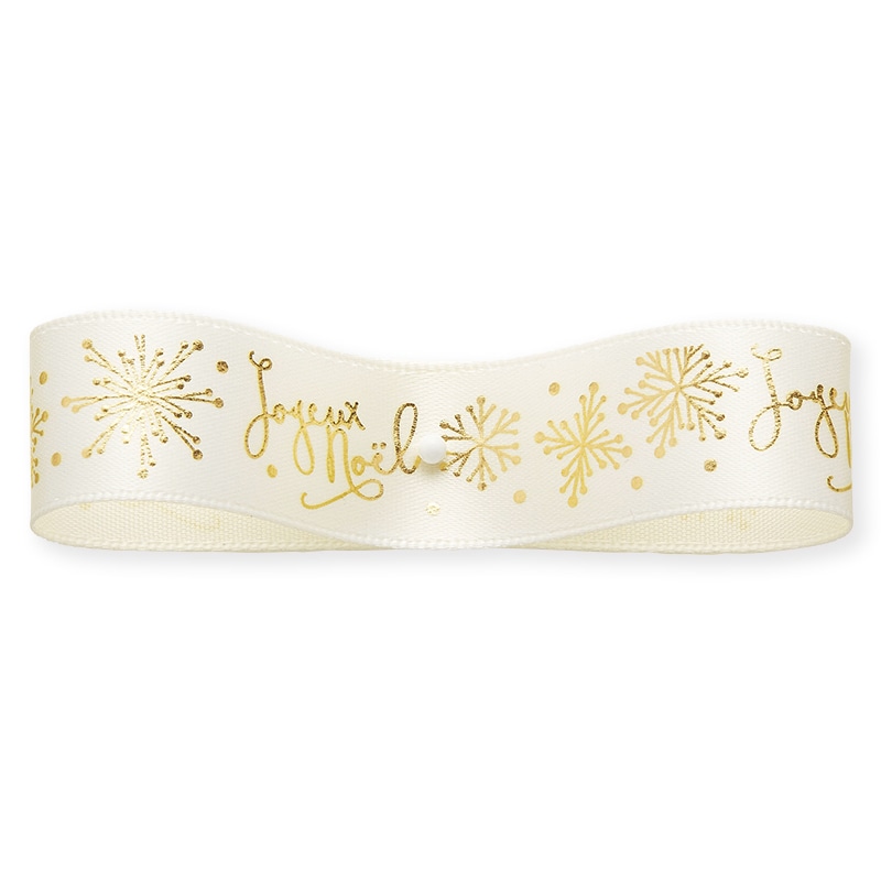 東京リボン クリスマスリボン　ノエルスノーフレーク　53705 18×14 #106 1巻（ご注文単位1巻）【直送品】