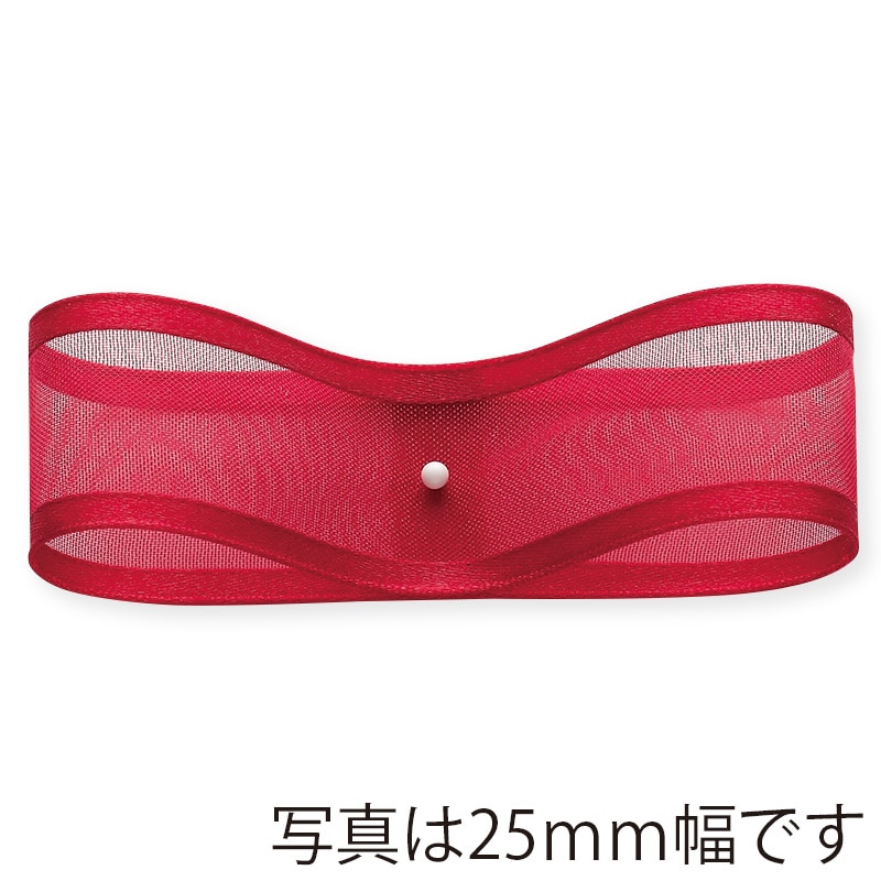 東京リボン リボン ノーブルオーガンジー 51911 50×10 #5 1巻(ご注文単位1巻)【直送品】