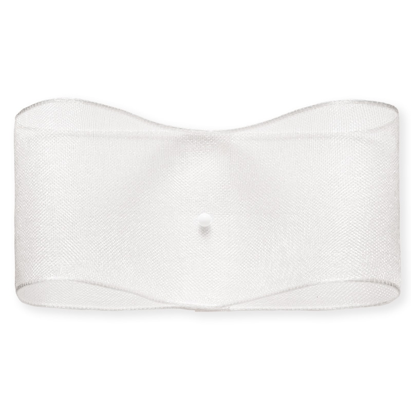 東京リボン ワイヤー入リボンSUプレーンオーガンジー50007 38×15 #1 1巻（ご注文単位1巻）【直送品】