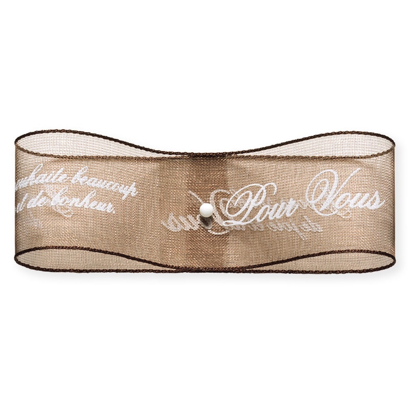 東京リボン リボン　オーガンジーレター　54802 25×9 #25 1巻（ご注文単位1巻）【直送品】