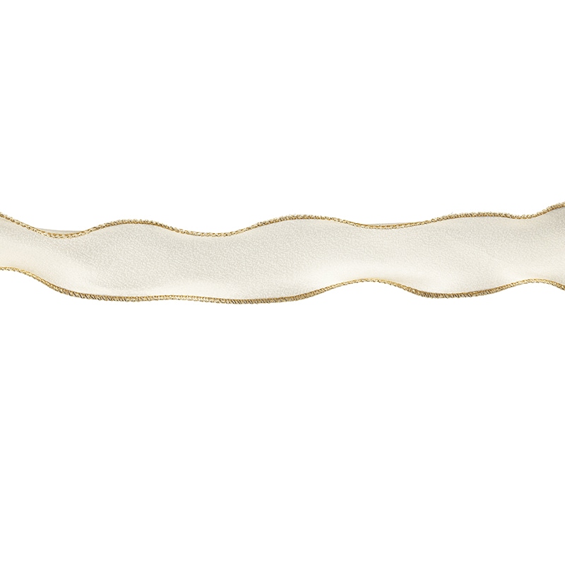 東京リボン リボン　カーリーゴールドオーガンジー　50022 40×14 #15 1巻（ご注文単位1巻）【直送品】