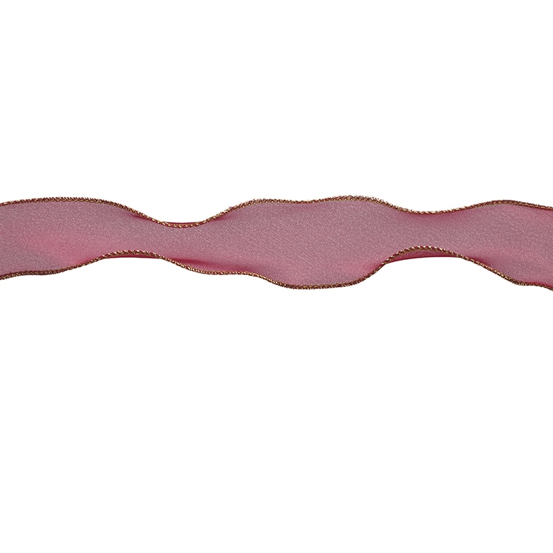 東京リボン リボン　カーリーゴールドオーガンジー　50022 40×14 #25 1巻（ご注文単位1巻）【直送品】