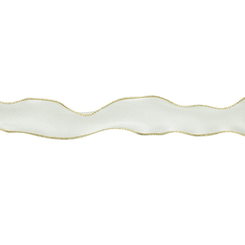 東京リボン リボン　カーリーゴールドオーガンジー　50022 40×14 #46 1巻（ご注文単位1巻）【直送品】