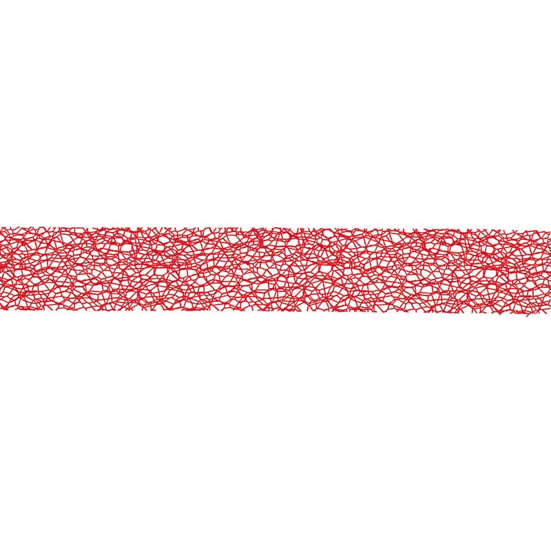 東京リボン リボン　ファインウェブ　50025 38×15 #16　レッド 1巻（ご注文単位1巻）【直送品】