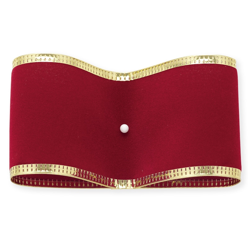 東京リボン ワイヤー入リボン SUベルベット1 51180 38×9 #1 1巻(ご注文単位1巻)【直送品】