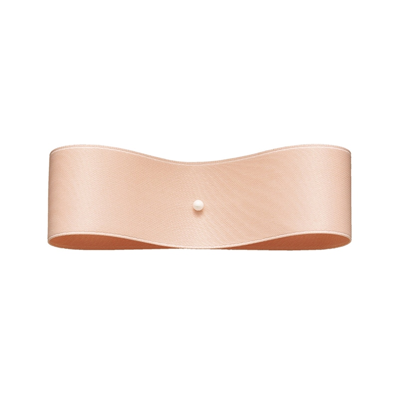 東京リボン リボン　サテンプルミエ　50032 25×50 #8　ピーチ 1巻（ご注文単位1巻）【直送品】