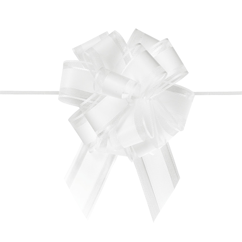 東京リボン ポンポンボウオーガンジー 51934 20枚入 #1 ホワイト 1袋(ご注文単位1袋)【直送品】