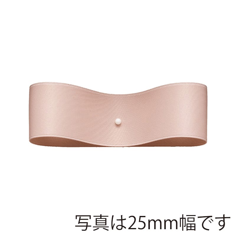 東京リボン リボン サテンプルミエ 50030 9×50 #6 ベージュピンク 1巻（ご注文単位1巻）【直送品】