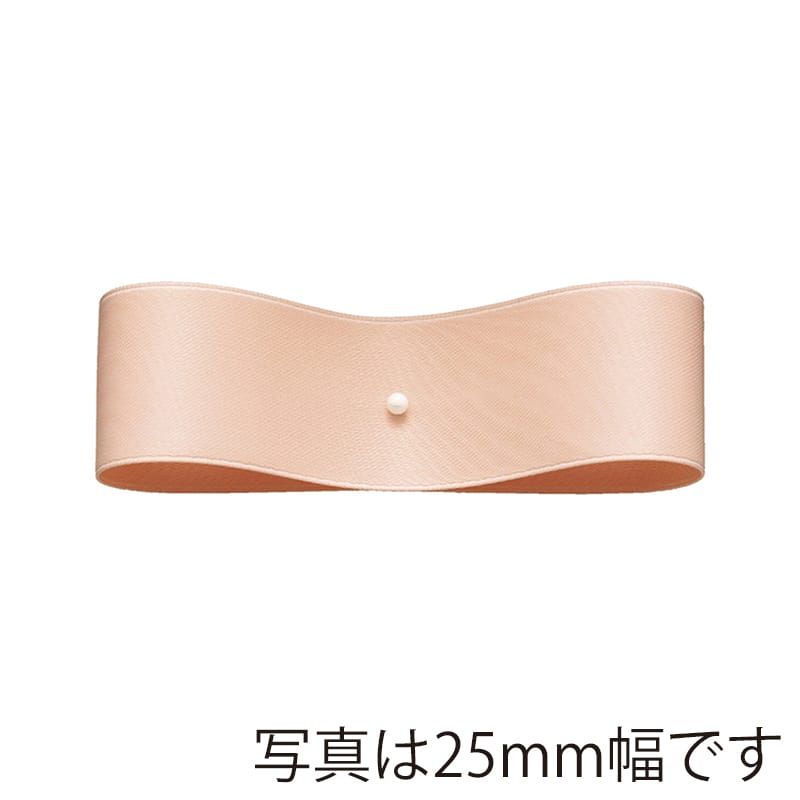 東京リボン リボン サテンプルミエ 50030 9×50 #8 ピーチ 1巻（ご注文単位1巻）【直送品】