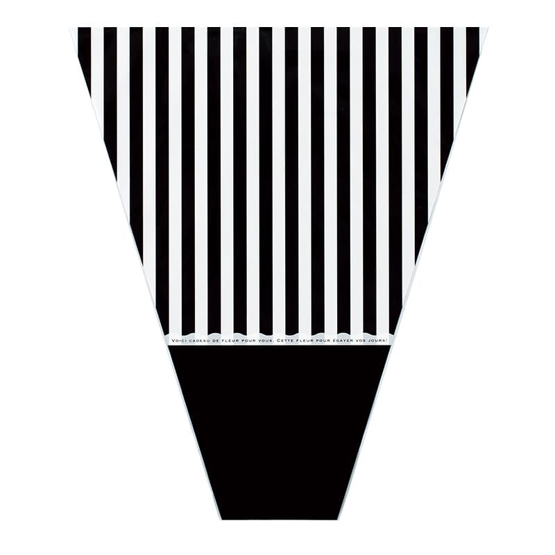 東京リボン 花袋　ストライプ・ブーケバッグ　62443 32×37×4／50 #3 1包（ご注文単位1包）【直送品】