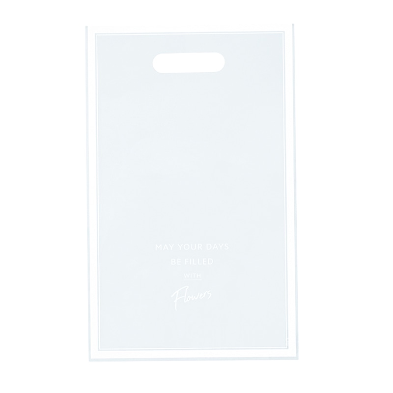 東京リボン デザイン花袋 ハンディスクエア 62451 35-22 #1 ホワイト 1パック(ご注文単位1パック)【直送品】