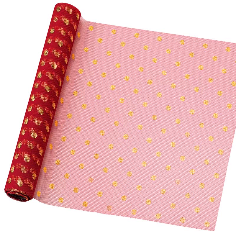 東京リボン ネットロール　メタルドットネット　75804 50×10 #6 1本（ご注文単位1本）【直送品】